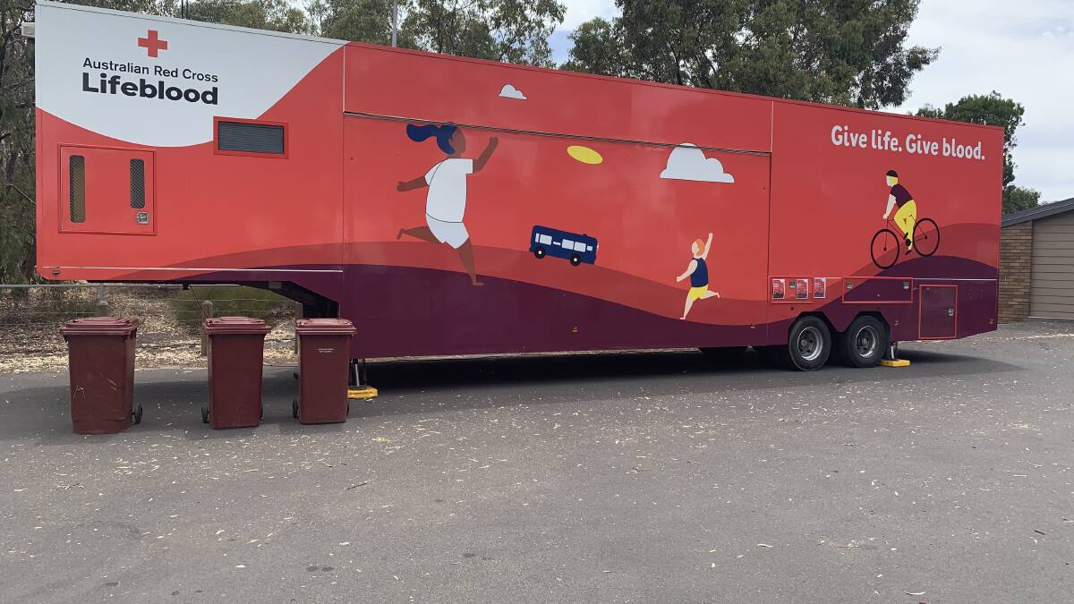 GIVE BACK: The Red Cross Lifeblood Mobile Donation Centre is in Horsham for two weeks. Picture: ALISON FOLETTA.