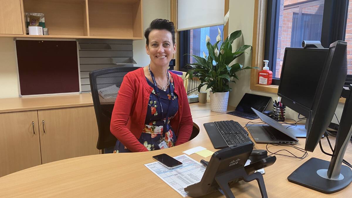 CEO: Acting chief officer for Rural Northwest Health Jodie Cranham at her desk. Picture: CONTRIBUTED. 