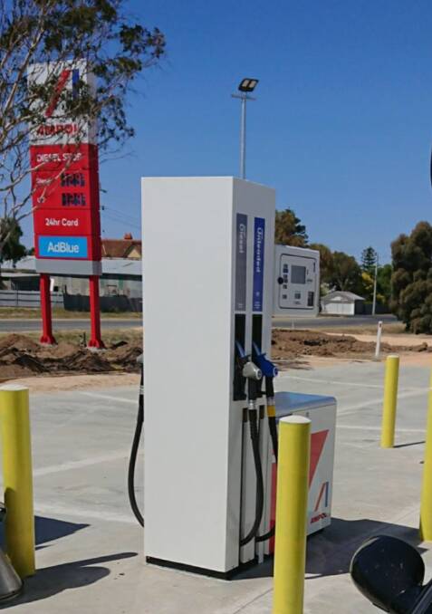 24 HOUR: The bowser has dual pumps and access on both sides of the road. Picture: CONTRIBUTED.