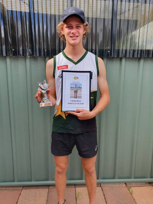 CHAMP: Thomas Naylor was awarded Athlete of the Year. Picture: CONTRIBUTED.