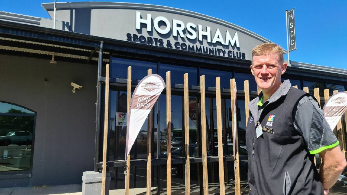 BUSINESS SUPPORT: Business Horsham member Glenn Carroll from Horsham Sports and Community Club. Picture: CONTRIBUTED. 