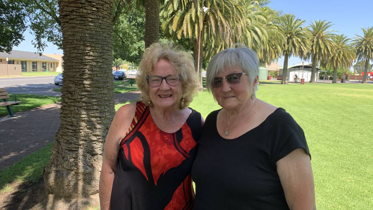 CWA COMMUNITY: CWA Horsham president Robyn Abbey and West Wimmera group president Judi Pymer found acts of community highlight 2020. Picture: ALISON FOLETTA.