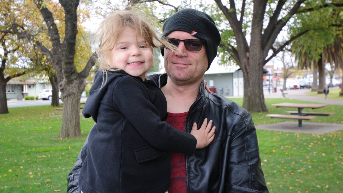 Tony Macka with his daughter Ally 