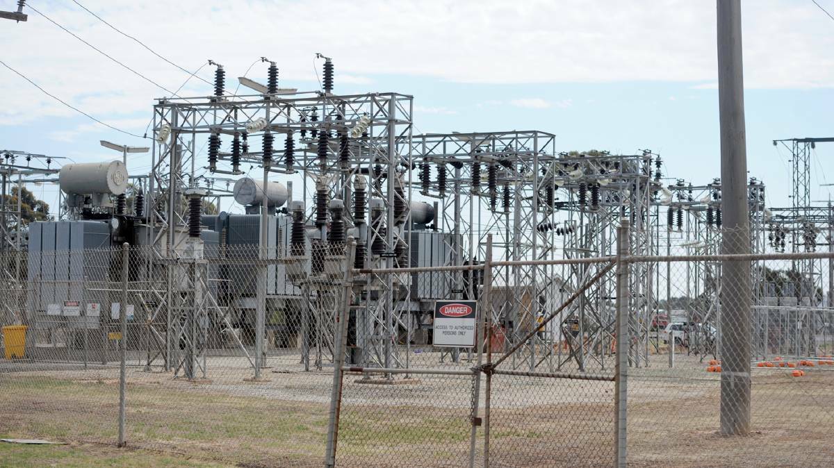 OUTAGE: The Horsham electricity substation. Picture: FILE