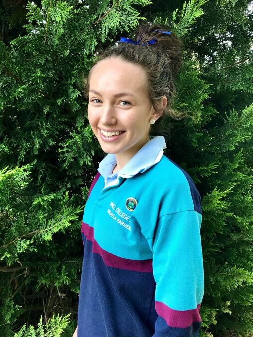 NHILL DUX: A perfect study score for visual communication design in Year 11 gave Mikayla a head start. Picture: CONTRIBUTED