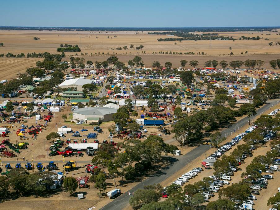 DAY FOR IT: The 2020 Wimmera Machinery Field Days site. Picture: FILE