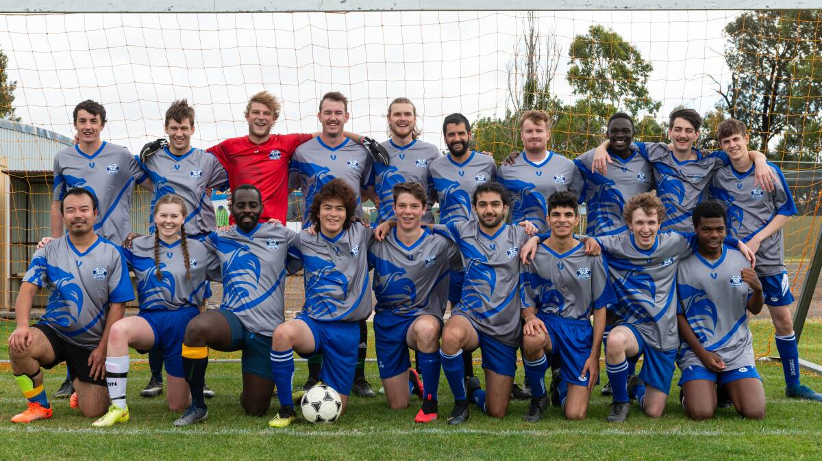FALCONS: The Horsham and District Soccer Club's 2021 seniors team. Picture: CONTRIBUTED