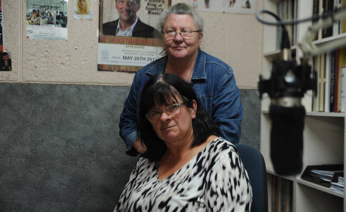 COMMUNITY RADIO: Heather Farrell and Susan Thorogood have more than 25 years of radio exprience between them. Picture: ALEX DALZIEL