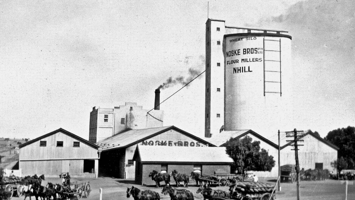 ICON: The Noske Brother flour mill in 1931. Picture: CONTRIBUTED