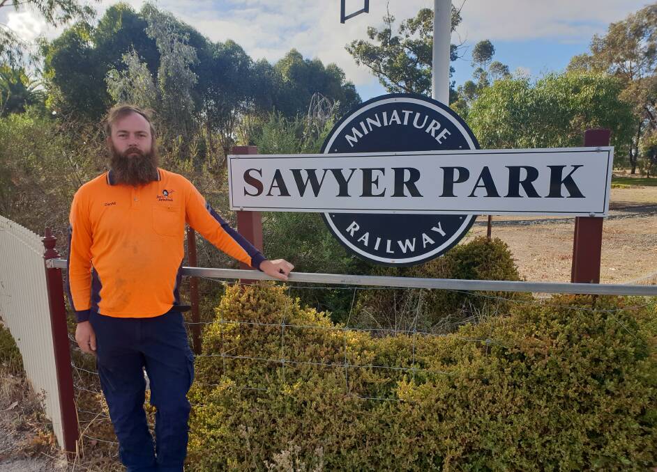 TRACK SIDE: Sawyer Park Miniature Railway Club President David McDonald said he hoped the opening weekend of the railway would draw traffic from the Horsham Fishing Competition, happening on the same weekend. Picture: ALEX DALZIEL