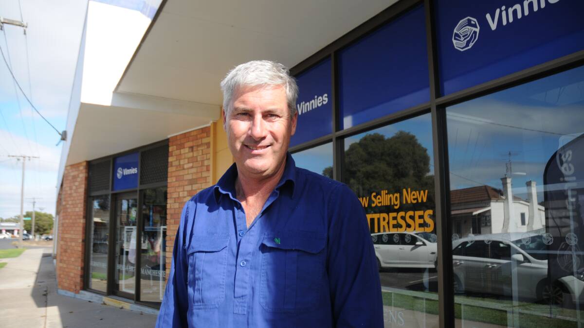CHARITY: Vinnies Wimmera conference President Chris Hogan said support services were often hard to access regional areas, making support more difficult. Picture: ALEX DALZIEL