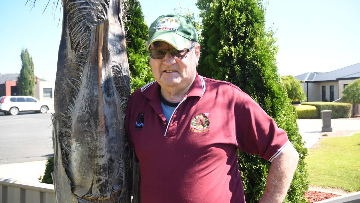 SERVICE: John Finn has lived in Horsham since 1977 with his wife Marg. Picture: ALEX DALZIEL
