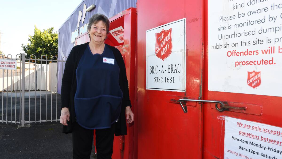 SALVOS: Shirely Riddington said she made a garden during COVID-19 lockdown, as her volunteer work was put on hold. Picture: ALEX DALZIEL