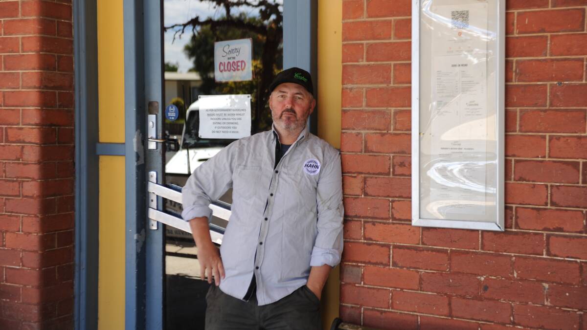 LEASE AGREEMENT: Victoria Hotel licensee Stoph Pilmore said he will ensure Dimboola is not without a pub. Picture: ALEX DALZIEL