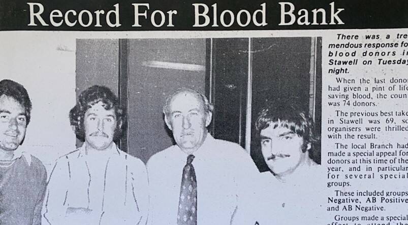 HISTORY: In 2005 blood donations ceased in Stawell with residents forced to travel to Horsham or Ballarat if they wanted to continue to donate. Picture: CONTRIBUTED