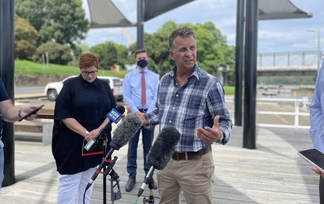 MOVE FORWARD: Constance said he acknowledged the last two years have been challenging for those in the Gilmore electorate who have faced Black Summer bushfires and the ongoing difficulties brought on by the pandemic. Image: Grace Crivellaro.