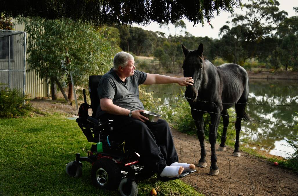 STRONG MIND: Diagnosed with motor neurone disease last November, Rod hopes to not only raise awareness around the disease but also share his own unique experience. Picture: DARREN JAMES