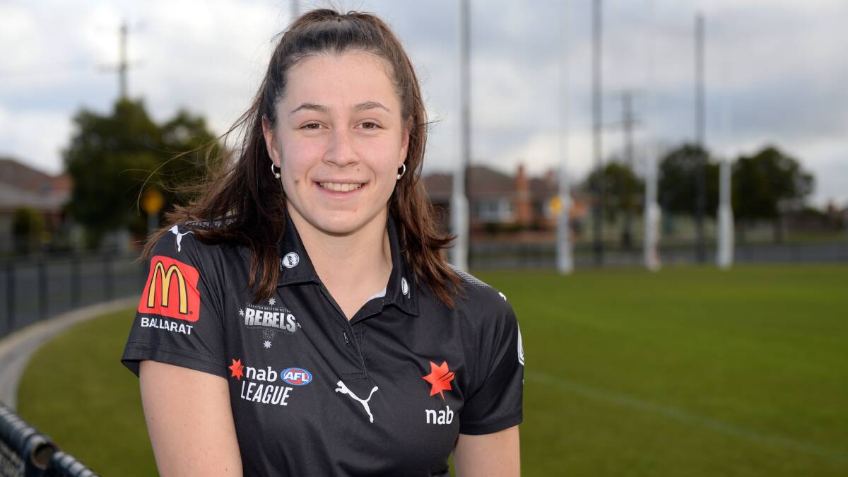 SAINT: Horsham's Ella Friend was taken at pick four by St Kilda at the AFLW Draft. Picture: KATE HEALY