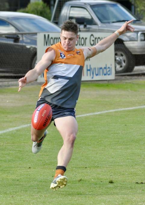 STELLAR RETURN: Brock Orval playing for the Giants in 2018. Picture: GEORGIA HALLAM