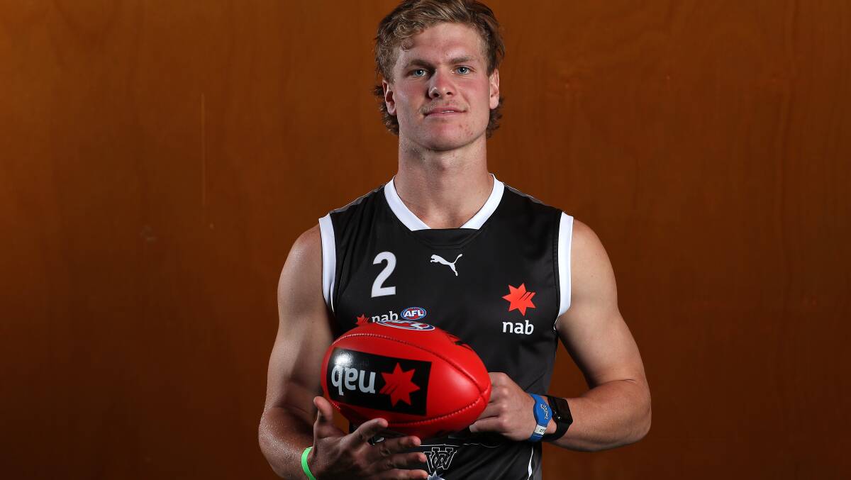 STAR: Horsham Demons' young gun Ben Hobbs will miss the AFL Academy game with an injury. Picture: GWV REBELS