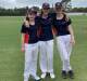 PRIDE: Waves teammates and Wimmera cricketers Lily Reading, Ava Clark and Adelle Weidemann spent the week in Melbourne and Geelong playing in the Under 15 YPL. Picture: CONTRIBUTED