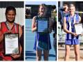 STARS: Blue Ribbon round five award winners Vanilla Ika, Hannah Pearson and Maddock Blake. Pictures: CONTRIBUTED