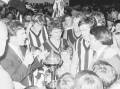 GLORY: Celebrations erupted when Murtoa won the 1980 Wimmera Football flag. Picture: WIMMERA MAIL-TIMES ARCHIVES