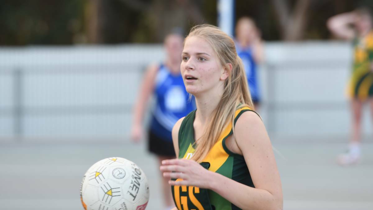 CRUCIAL: Dimboola play an important match against the Southern Mallee Giants in round 16 of the WFNL netball. Picture: ALEX BLAIN
