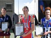 WINNERS: Bianca Carr, Jessie Lakin and Will Gellatly with their round two Blue Ribbon awards. Pictures: CONTRIBUTED