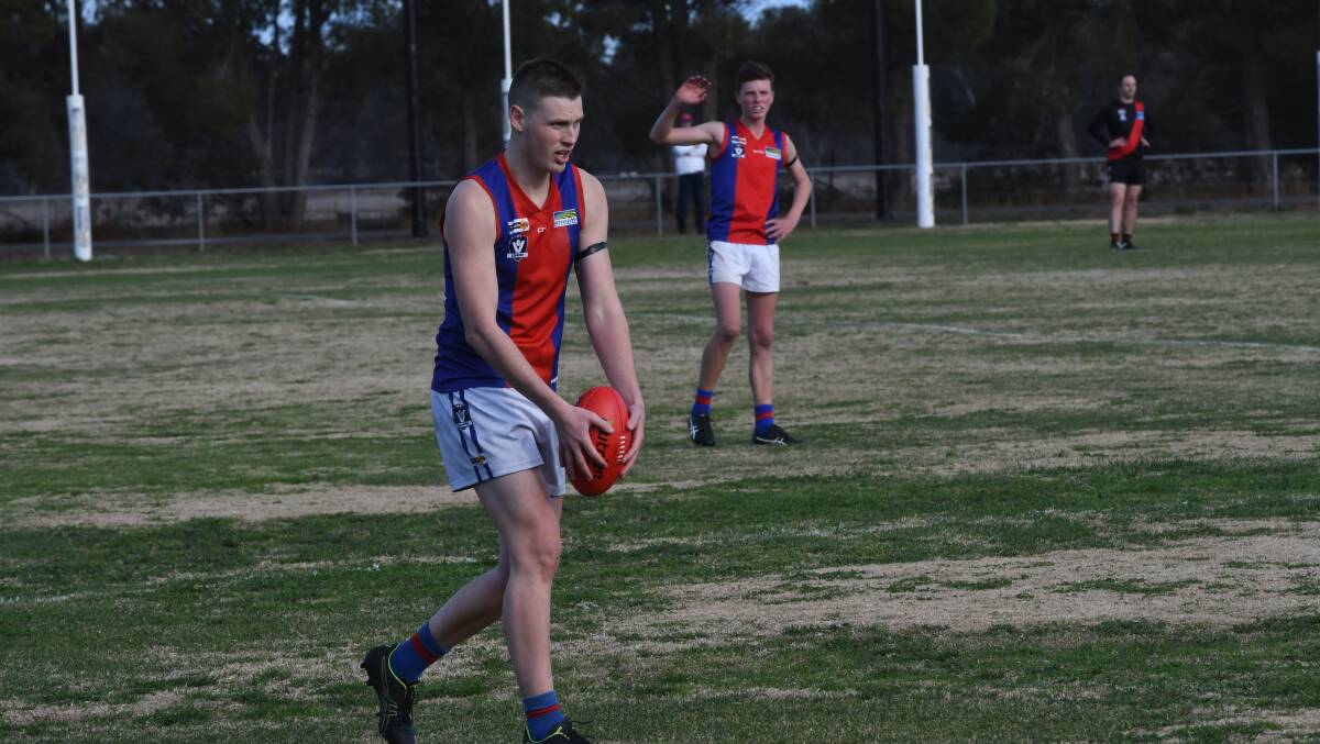 LEADER: Rupanyup's Jack Musgrove is well-placed to win this year's leading goalkicker award in the HDFNL. Picture: MATT HUGHES