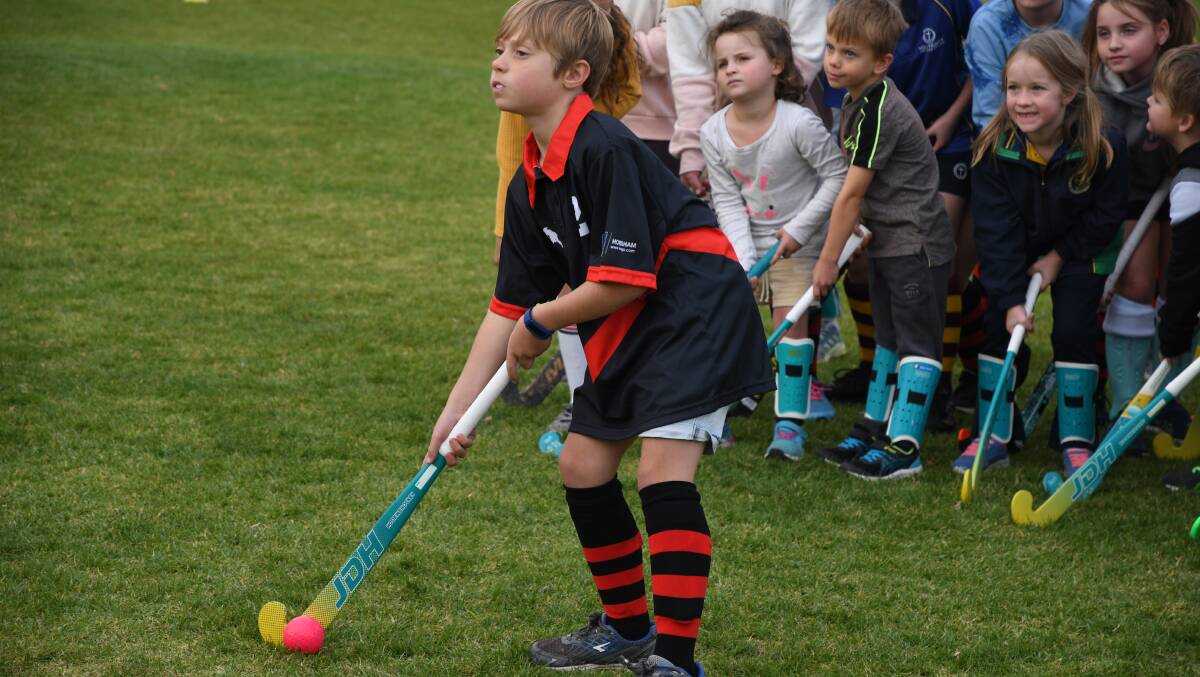 Horsham's next generation developing their hockey skills.