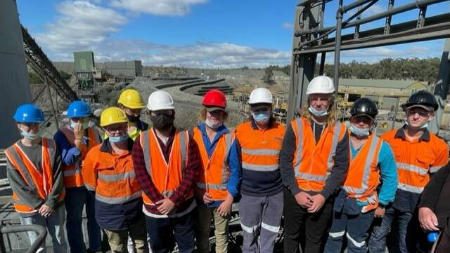 TOUR: Students from Stawell Secondary College enjoyed a day out at Stawell Gold Mines. Picture: CONTRIBUTED
