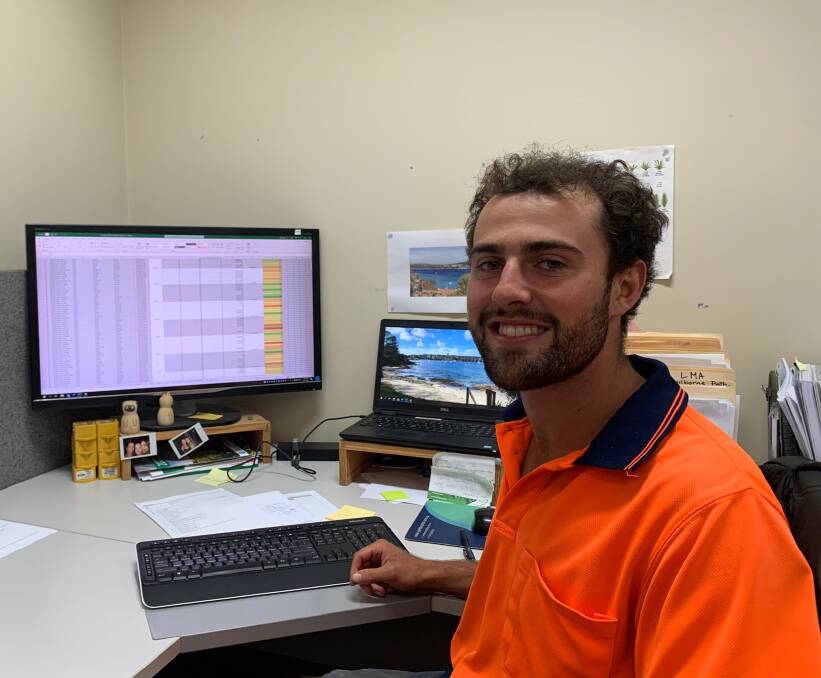 WORK PLACEMENT: LaTrobe University Commerce and Science student Liam McClelland recently completed three weeks work placement at BCG.