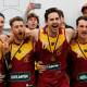 CHAMPION: Lachlan Delahunty, pictured here with teammates after the 2019 grand final, has enjoyed a glittering career in the WAFL. Picture: CONTRIBUTED