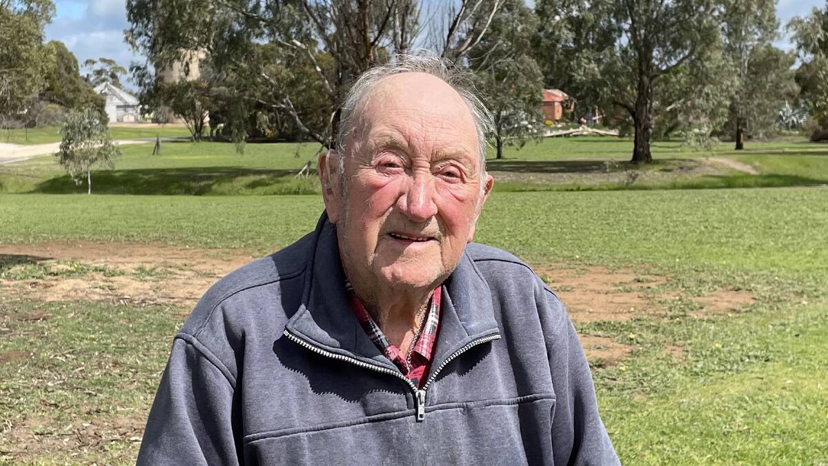 YOUNGEST: Jim is the youngest of his siblings, his sister - who lives in Bendigo - is 92. Picture: ALEX BLAIN