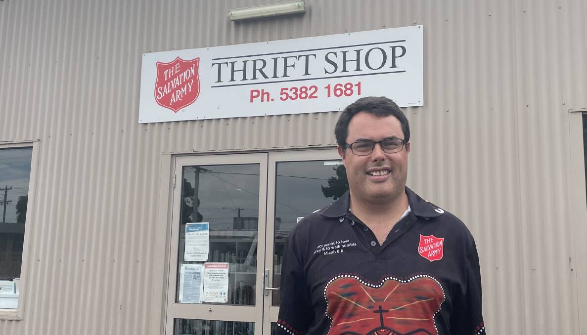 GOOD WILL: Horsham Salvation Army captain Chris Sutton said that donations had increased throughout the pandemic. Picture: ALEX BLAIN