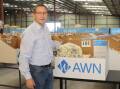 CHARITY AUCTION: West Australian AWN wool manager Greg Tilbrook who said there was great support from buyers in raising funds for the Royal Flying Doctors Service.