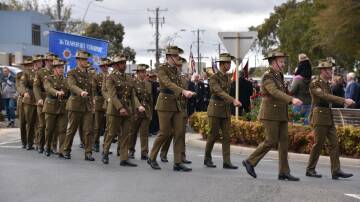 ANZAC Day March in Horsham 2024. Picture by Gregor Heard