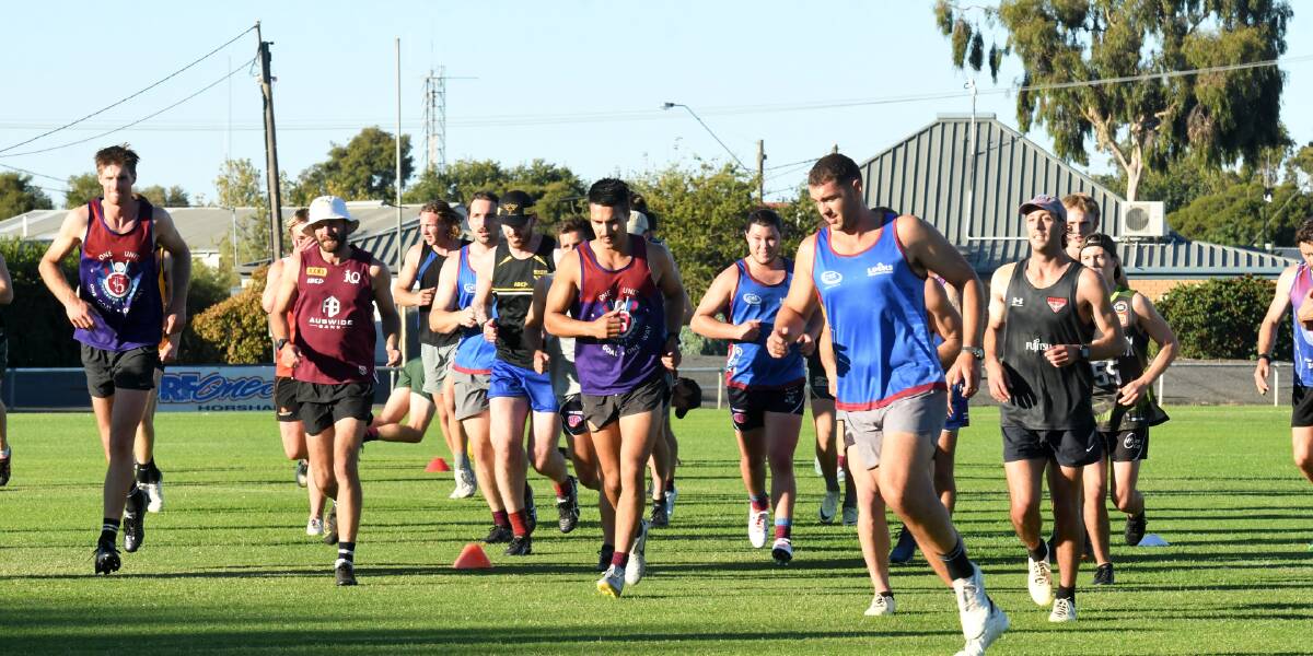 The Horsham Demons will have several new and returning faces in its round one WFNL squad for its match against Ararat. Picture by Lucas Holmes