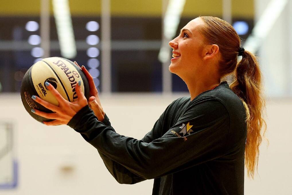 24-year-old Warracknabeal born forward Chloe Bibby has been selected in the Opals' extended squad for the FIBA Asia Cup from June 26 and July 2. picture supplied 