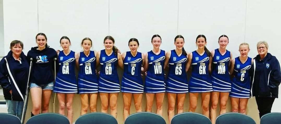 WFNL's 15 and Under Navy team finished fourth at the Association Finals Day at the State Netball Centre in Melbourne on Sunday, June 18. Picture supplied
