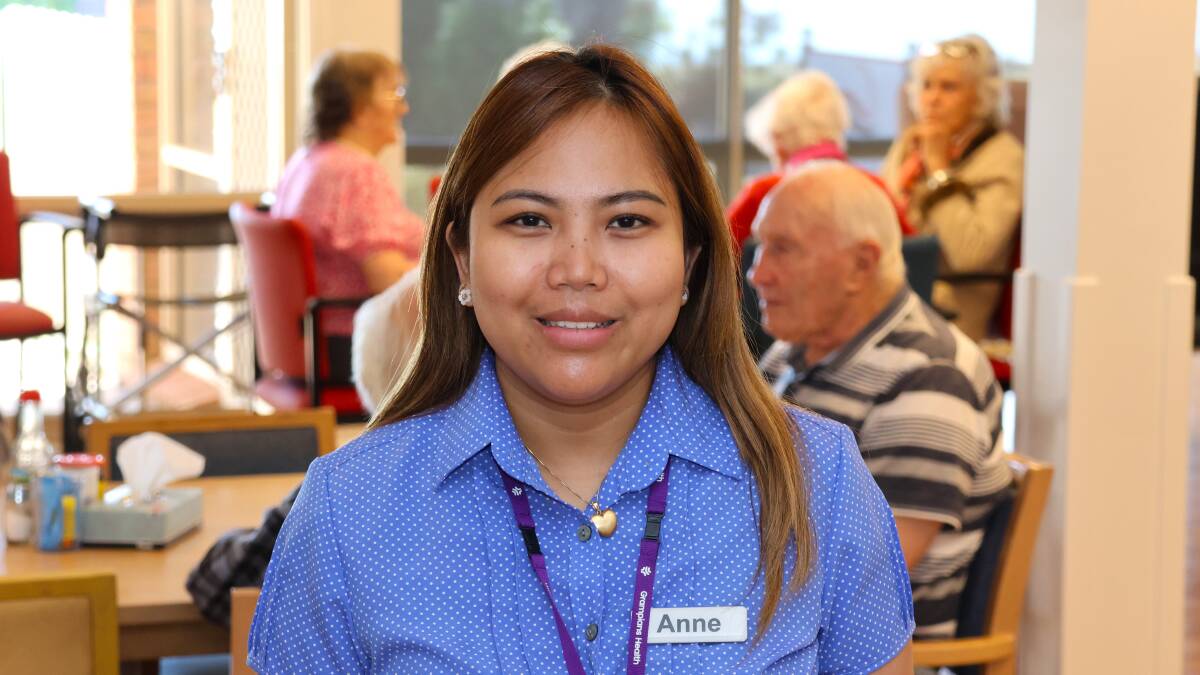 Lady Anne Vidal relishing her decision to move into aged care nursing. Picture supplied