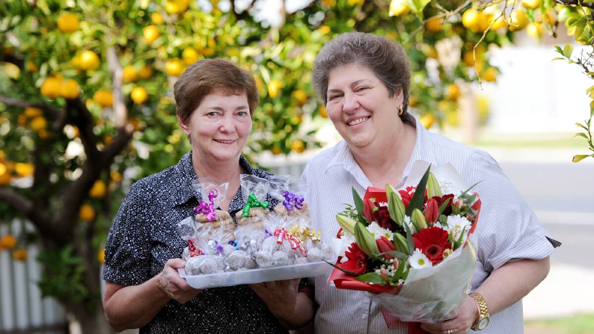 Teresa and Mary Marchesini plan to cook up a storm in memory of their friend. Picture file