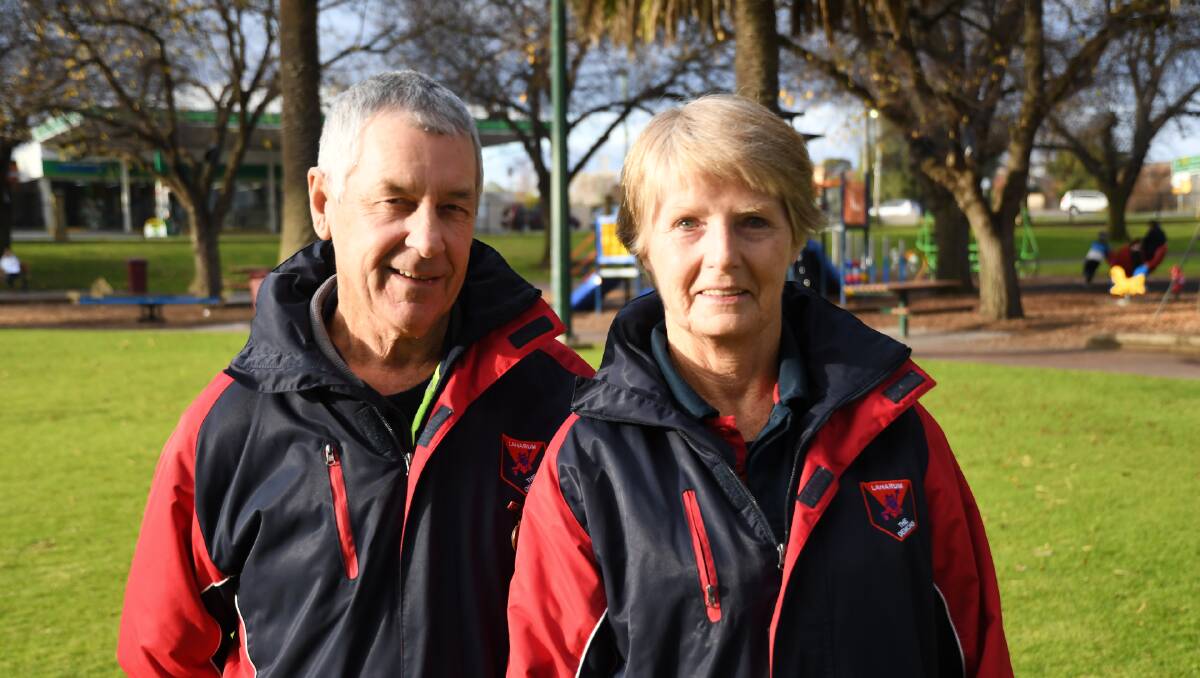 Jill and Barry Roberts will celebrate Laharum FNC's 100 year anniversary at Cameron Oval on the weekend of June 24.