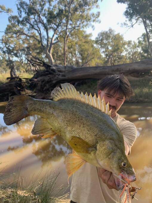 Hunter Campey caught his personal best yellowbelly in the Wimmera River in October. Picture supplied