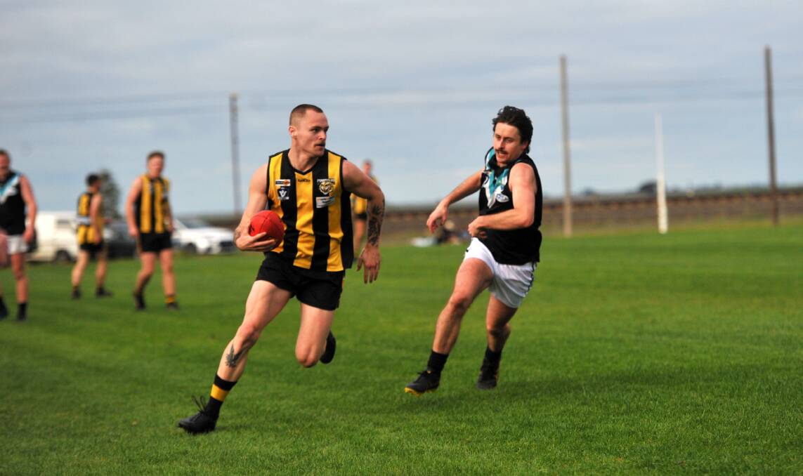 Pimpinio Tigers vs the Swifts at the Pimpinio Sporting Complex in round 15 of the HDFNL on Saturday, August 5.