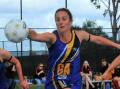 Natimuk United's 2024 A grade coach, Danielle Hanson, playing for the Rams in 2023. Picture by John Hall
