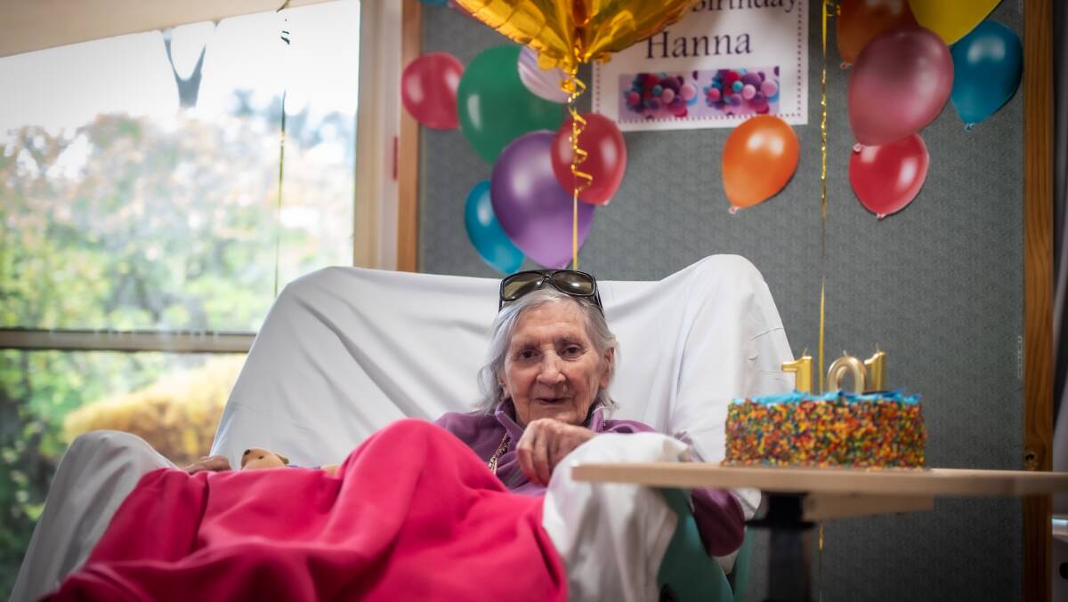 Hannah Deveson turned 101 on Thursday. Picture: Karleen Minney