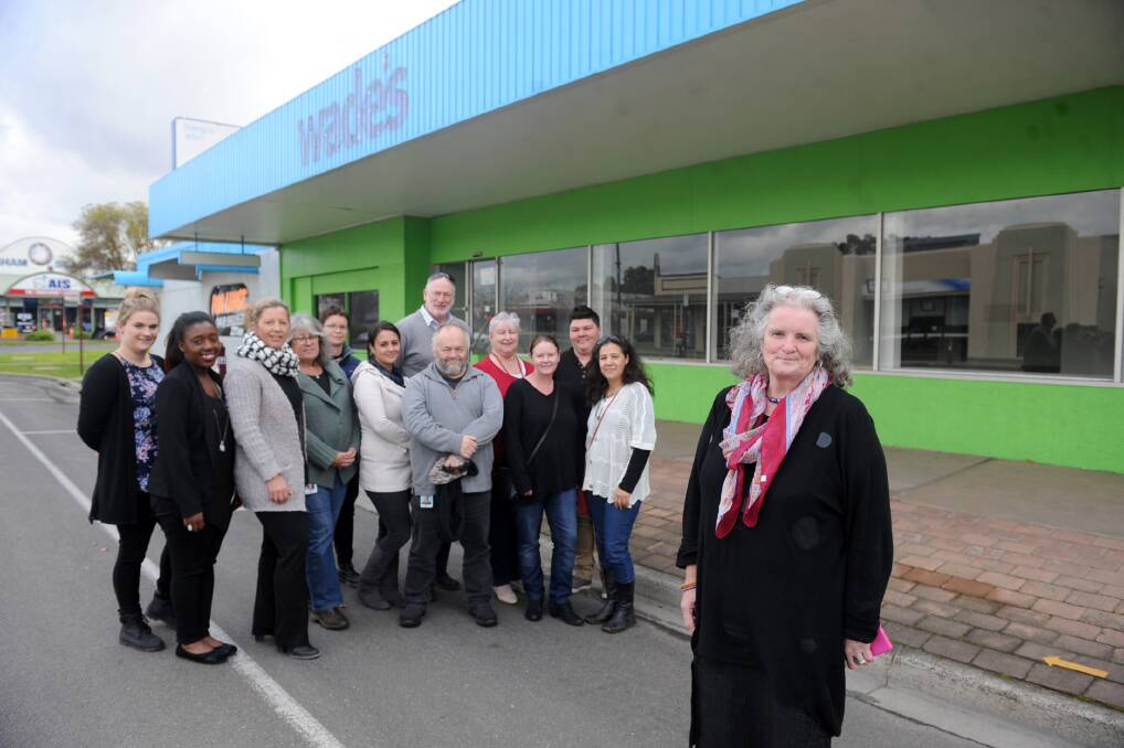 CHANGES: Grampians Community Health chief executive Jill Miller, with the centre's staff. The group will move into the old Wade's building in Horsham. Picture: SAMANTHA CAMARRI 