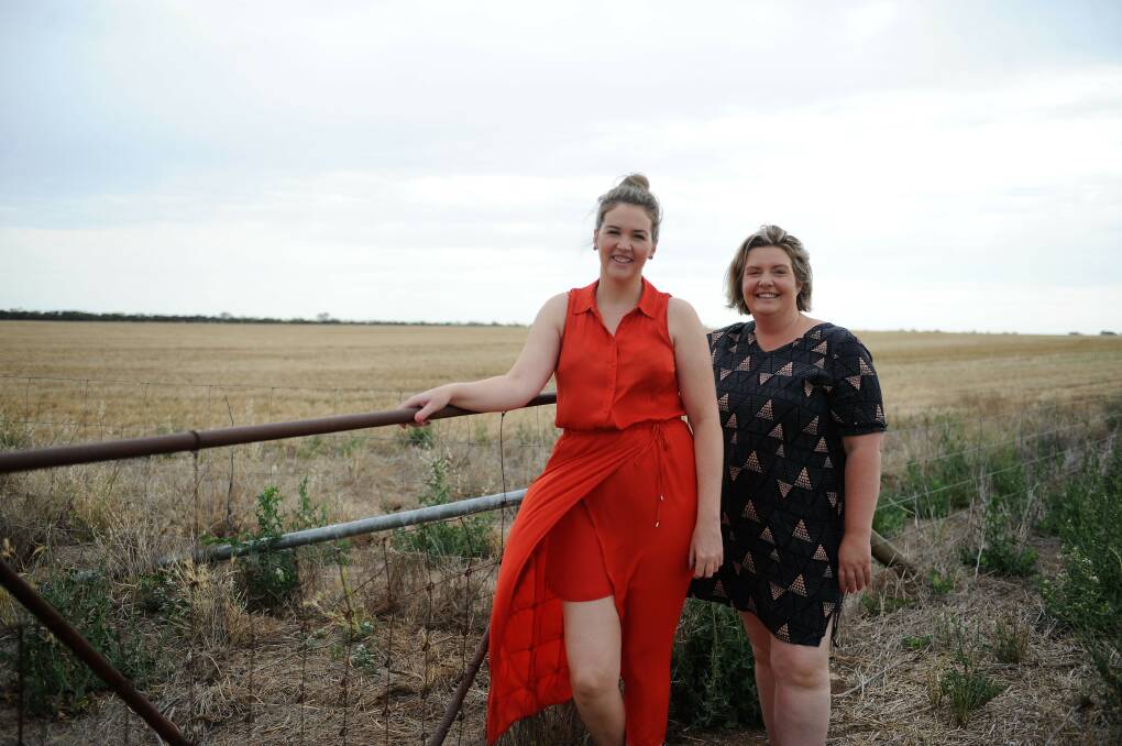RURAL: Kate Liersch and Karen Inkster moved back from the city to set up their own advertising business in Warracknabeal. Picture: ERIN WITMITZ